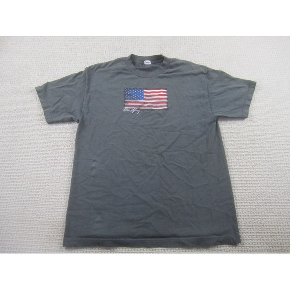 Alstyle Apparel & Activewear Other - VTG USA Shirt Mens Large Gray USA Graphic Old Glory Casual‎ Short Sleeve